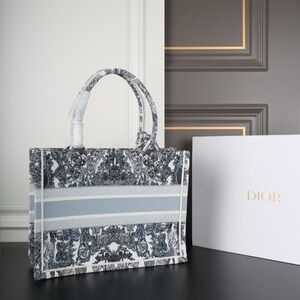 Dior Blue and White Toile de Jouy Tote